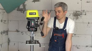 Обзор сверлильного станка Ryobi RDP102L от Сергея.