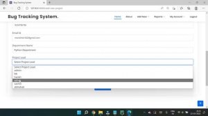 Bug Tracking System || Python Django Project