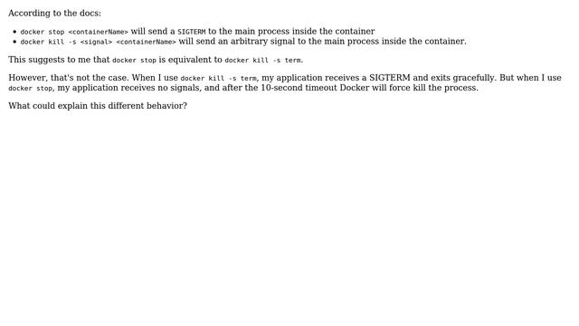 DevOps & SysAdmins: What's the different between 'docker stop' and 'docker kill -s term' смотреть онлайн