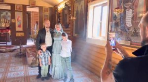 Крещение сына