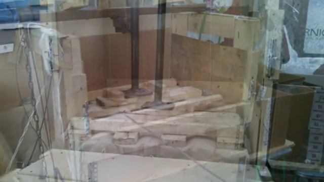 деревянный мини пресс из винтового домкрата для вторсырья своими руками! смотреть онлайн