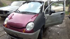 Покраска _Дэу Матиз_ ч №1 мойка ,разборка.