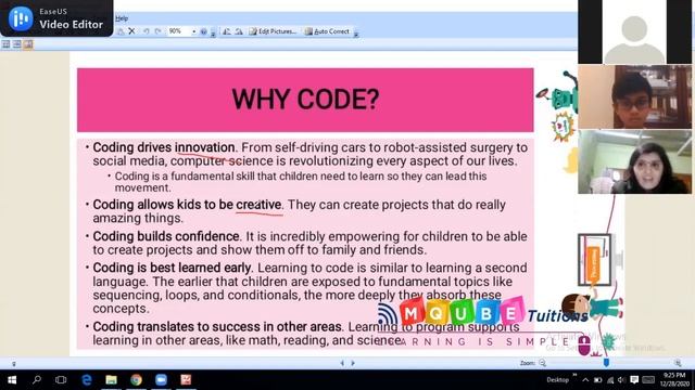 Scratch | JAVA Coding | MQube tuitions смотреть онлайн
