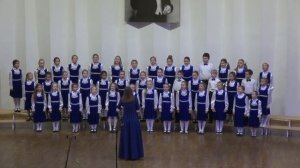 С.Плешак "Жадный гусь" исполняет младший хор хорового отдела ДШИ им.Е.А.Мравинского