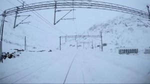 Норвегия.Вид из кабины машиниста.Часть 5 (Ål - Voss)