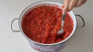 Обалденная АДЖИКА на зиму! Безумно вкусная, острая, густая!