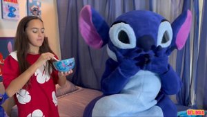 BELINHA ADOTOU O STITCH!