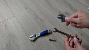 Рассказываю как пользоваться разводным ключом