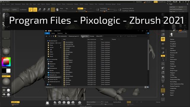 Как установить КИСТИ в Zbrush