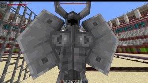 Minecraft. Битвы: Мобы из мода Born in Chaos против мобов из мода Mowzie's Mobs.