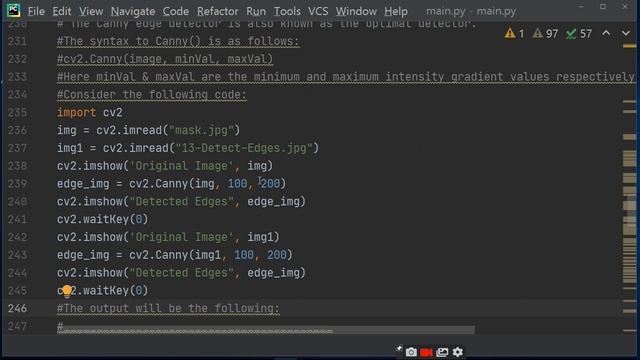 How To Detect Edges of image In Python Project|ratan agarwal it informer