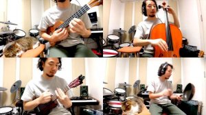 The Imperial March(Darth Vader's Theme)/帝国のマーチ/cover/oneman band/ukulele/cello