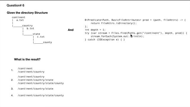Q6 Java 11 Certification Practice Question Explanation 1z0-819 смотреть онлайн