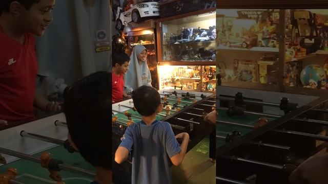 Fun Tabletop Soccer Game At Toy Museum Malacca