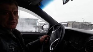 Хундай Соната EF.(Тагаз) 2007г.V6, 2,7 л.. Как себя чувствует на заснеженном гололёде.