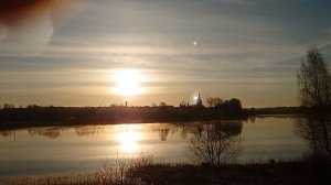 Как Солнце играет в Пасху на рассвете