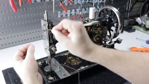 Gritzner VS-R sewing machine threading manual