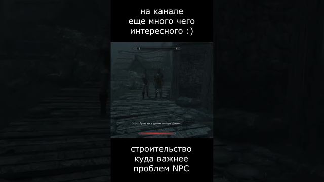 Проблемы NPC не важны, когда ты строишь дом