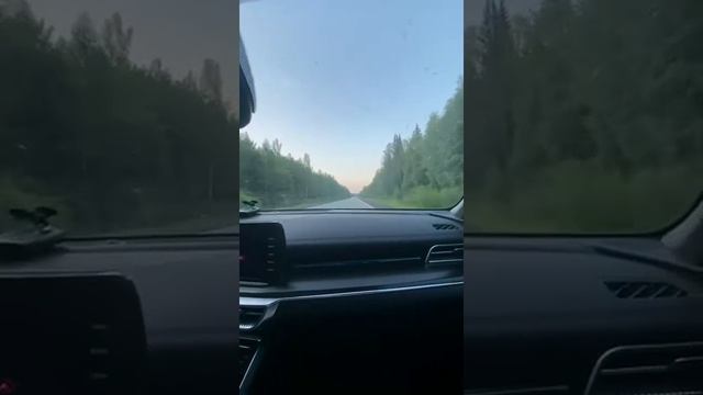 Kia к5 едет без водителя