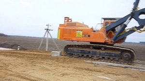 Сваебой. Гидромолот. Забивка свай.