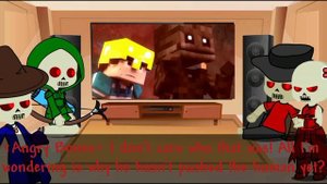 Terraria skeletons reacts to "LIAR" | Minecraft Wither Skeleton Song (Animated music video)