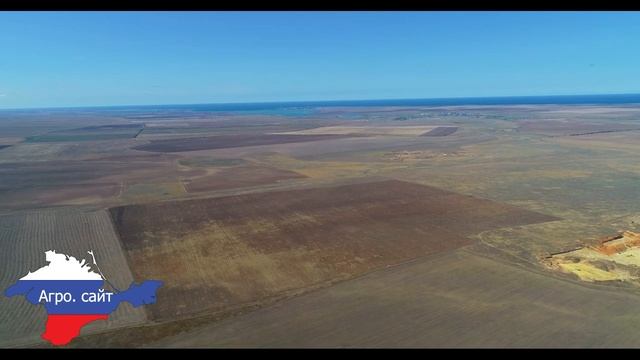 Фруктовый сад №2 в близи с. Кировское Черноморского р-на, участки сельхоз назначения, вид с высоты смотреть онлайн