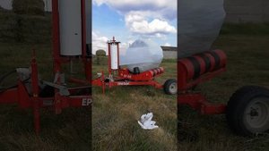 Обмотка рулонов клевера, Ферабокс ОР-160.МТЗ-82.Сенокос 2019.