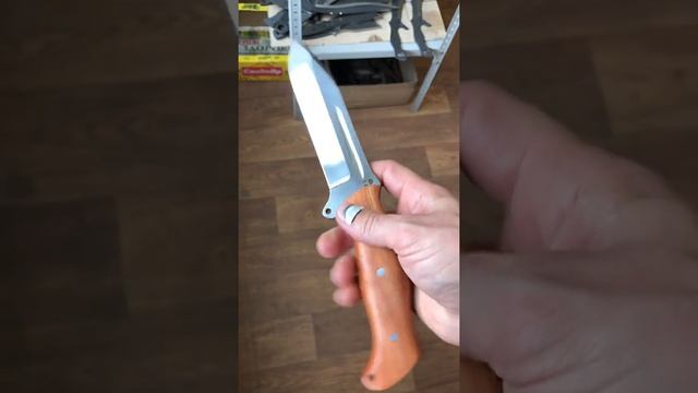 Вот это нож! Большие охотничьи ножи фултанги из кованой стали Х12мф смотреть онлайн