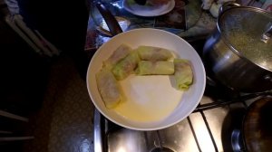 Голубцы.. Рецепт приготовления. В сметанном соусе.