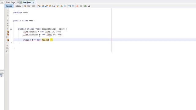 OOP Java Uml - Flight Time and Passenger Classes - Main Class of Uml Program - Coding Future
