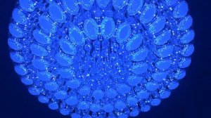 ╭დ╯Lovely blue sparkling crystal chandelier╭დ╯