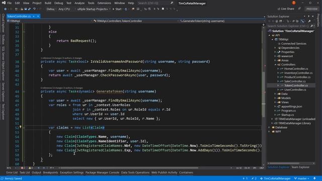 Upgrading to .NET Core: Adding JWT Authentication to Our API - A TimCo Retail Manager video смотреть онлайн
