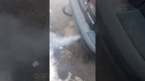 Мазда 626 дымит на холодную