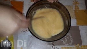 Пышный омлет с луком и картошкой