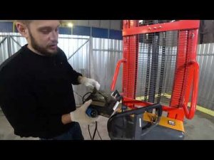 Китайский полуэлектрический ручной штабелер