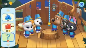 24 часа в СИНЕМ ЦВЕТЕ на дереве в  Мой Говорящий Том: Друзья