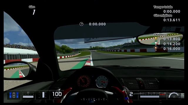 GT5 Licence Test A-8 - 0:13.602 - BMW Concept 1 Series tii - Nürburgring GP/F смотреть онлайн