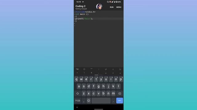 Hello world in C programming language on Android