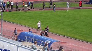 Соревнования по легкой атлетике, посвященные Дню города Ярославля, 100 метров, мужчины, 1й забег