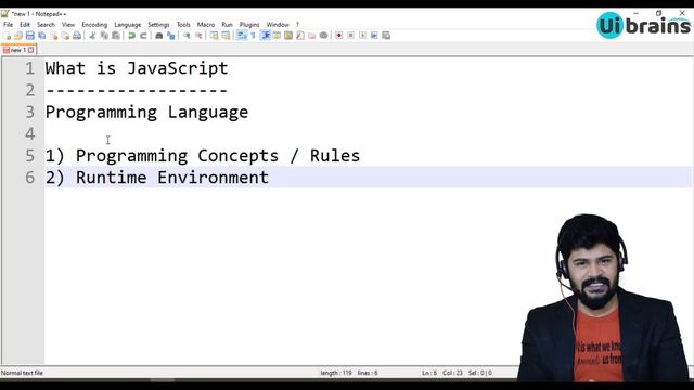 02. What is JavaScript | javascript tutorial | UiBrains | NAVEEN SAGGAM смотреть онлайн