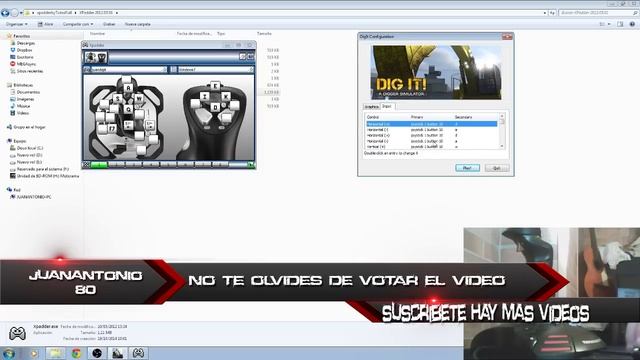 DIG IT! A Digger Simulator configurar cualquier joystick