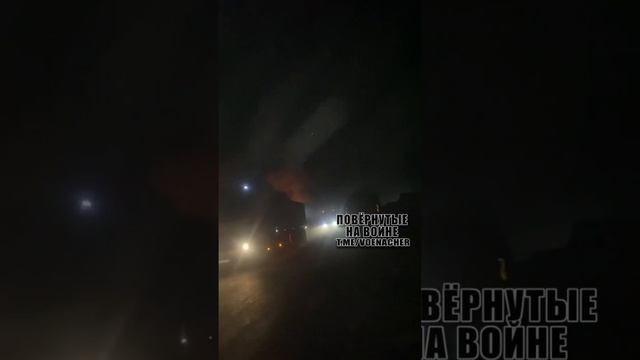 Кадры ночных прилетов «Гераней» по пункту пропуска Орловка в районе Рени Одесской области.