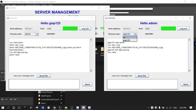 Demo Chat Room Java смотреть онлайн
