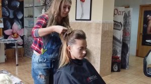 Делаем прическу пучок с помощью валика "Бублик". Bagel Beam Hairstyle