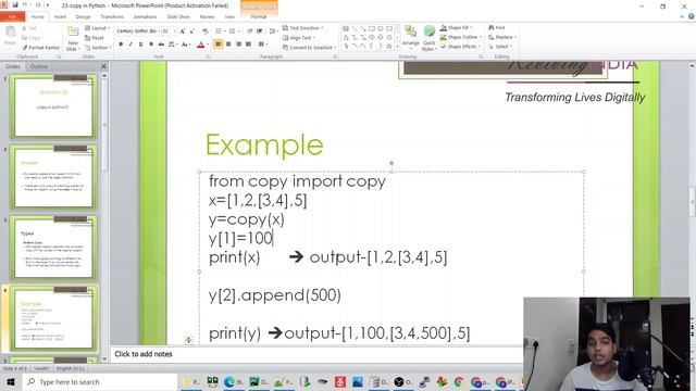 Python Interview Question | Shallow & Copy in Python ? | Tutorial 23
