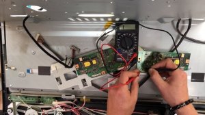 Телевизор BBK LT3214S нет изображения, черный экран, звук есть, поиск и устранение поломки.