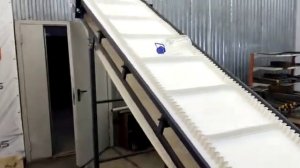 Конвейер ленточный L-образный. Транспортёр.