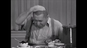 Great 3 Stooges Running Gag: "Hard To Swallow"