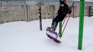 ЛИЦО в СНЕГ ☃️! Новое зимнее развлечение ?❄️! Веселое видео для детей