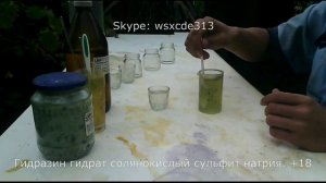 Гидразин гидрат солянокислый сульфит натрия.